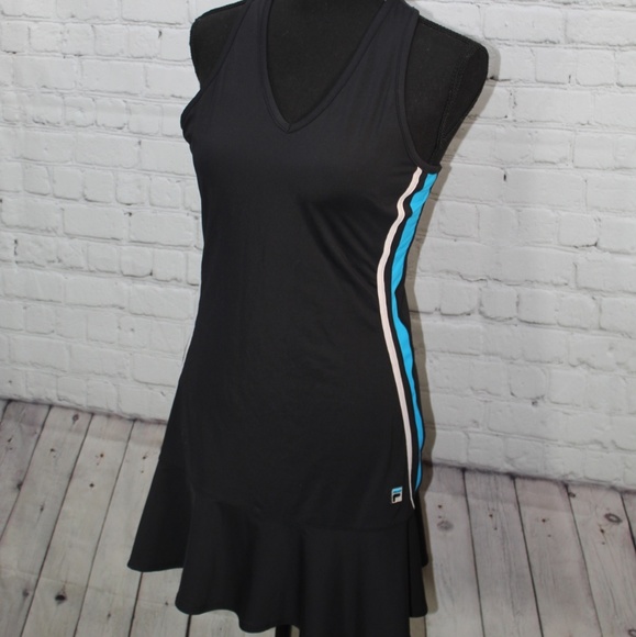 Fila tennis dress built in bra black small - Picture 7 of 7